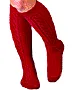 Knee Hi Socks Orlon Cable Knit