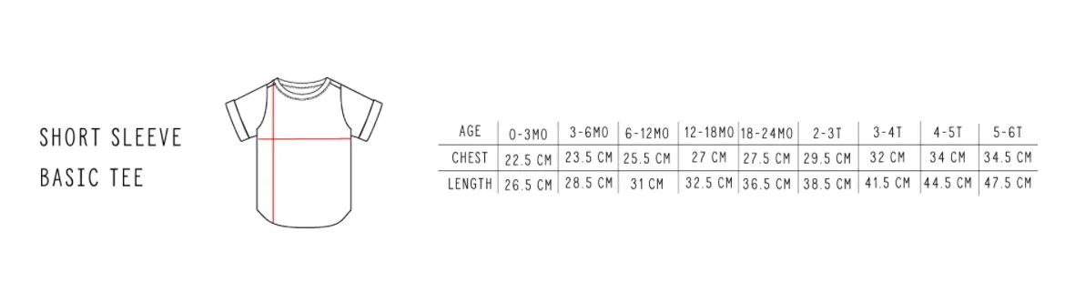 Little Bipsy - Basic Pocket Tee in Rust