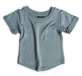 Little Bipsy - Basic Pocket Tee in Waves