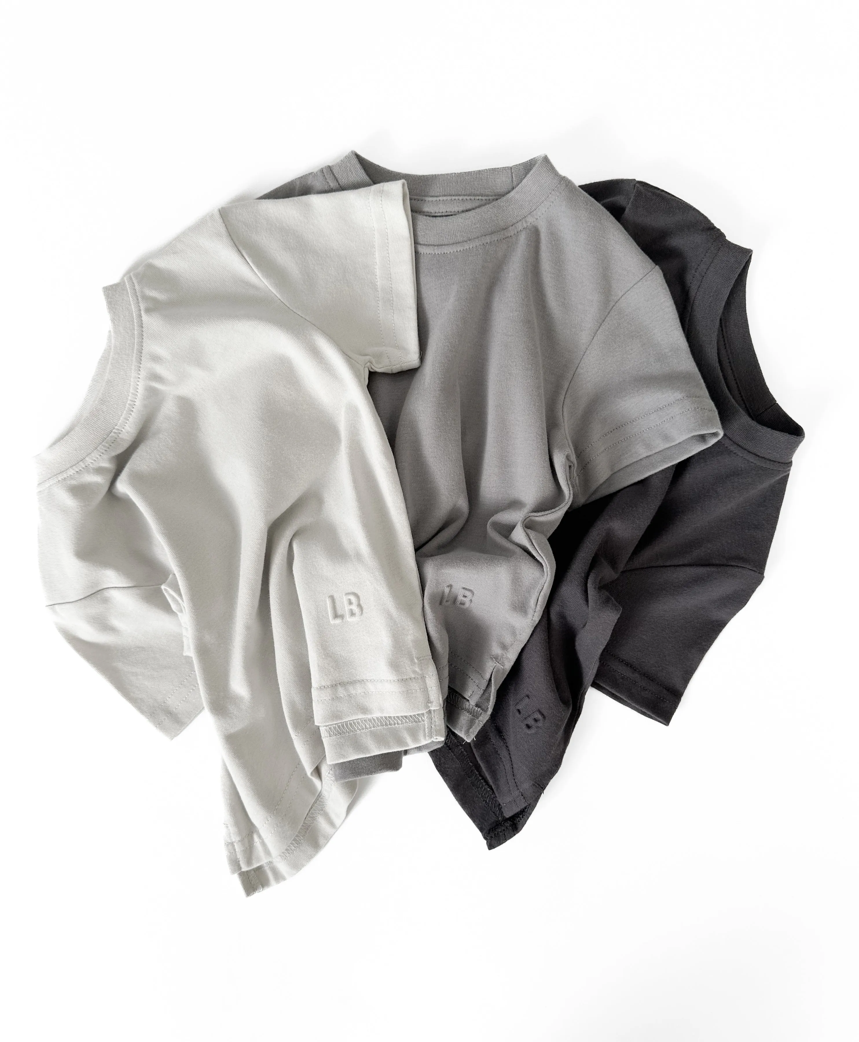 Little Bipsy - Elevated Tees 3-Pack in Greys (4/5)