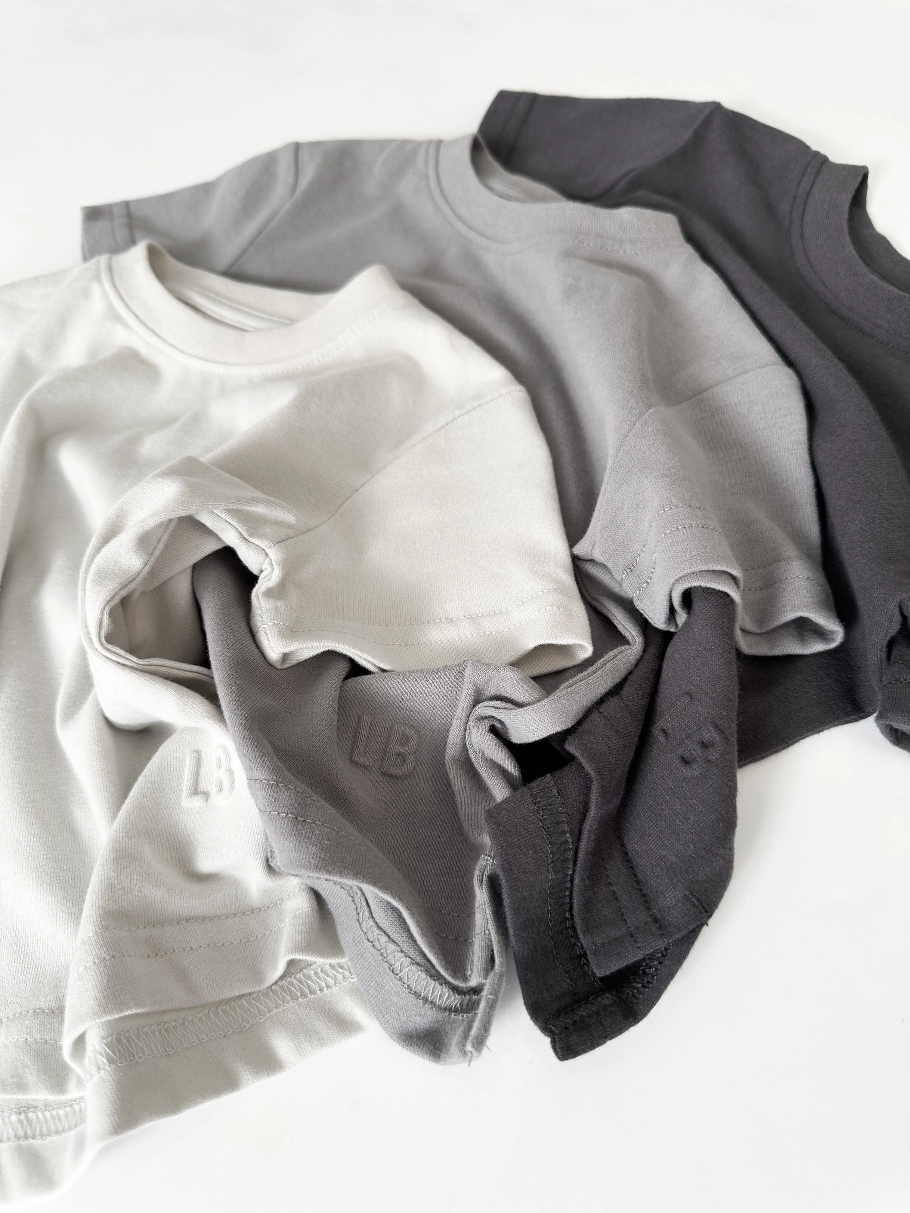Little Bipsy - Elevated Tees 3-Pack in Greys (4/5)