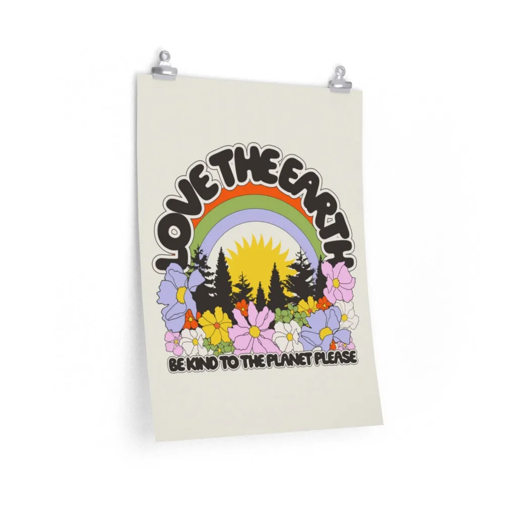 Love The Earth Poster