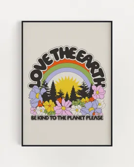 Love The Earth Poster