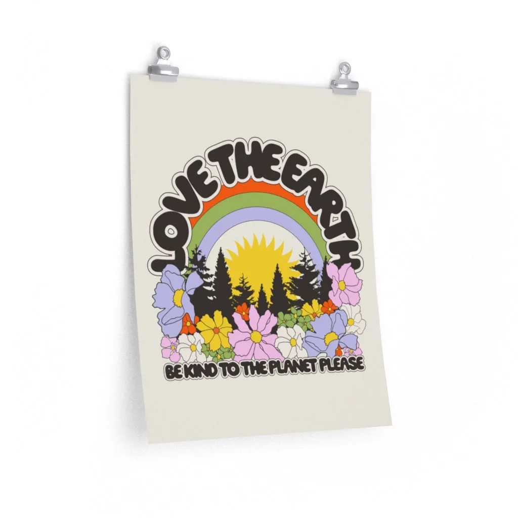 Love The Earth Poster