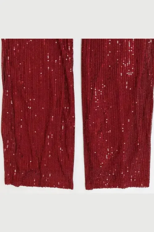 Making Fireworks V-Neck Belted Jumpsuit