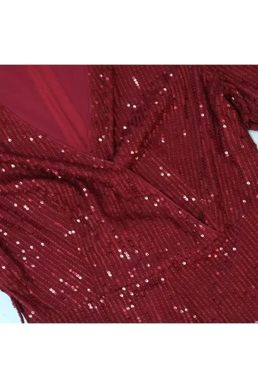 Making Fireworks V-Neck Belted Jumpsuit