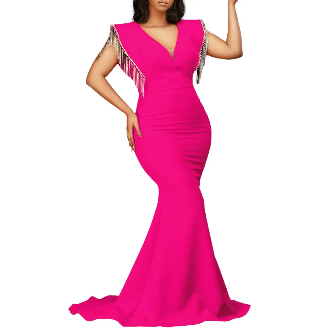 MB FASHION STARRY TULLE PUFFY PROM DRESS MB8500 PRE-ORDER