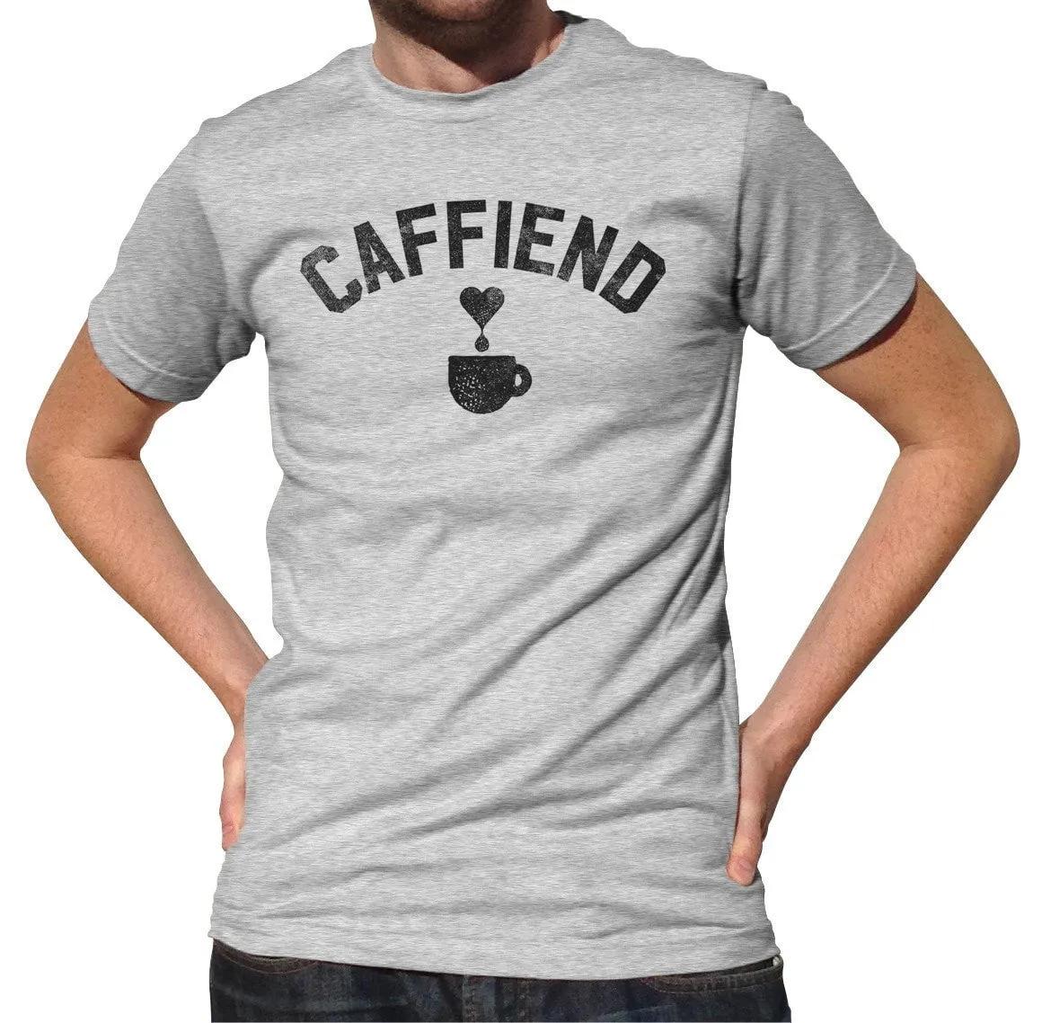 Men's Caffiend T-Shirt Coffee Caffeine
