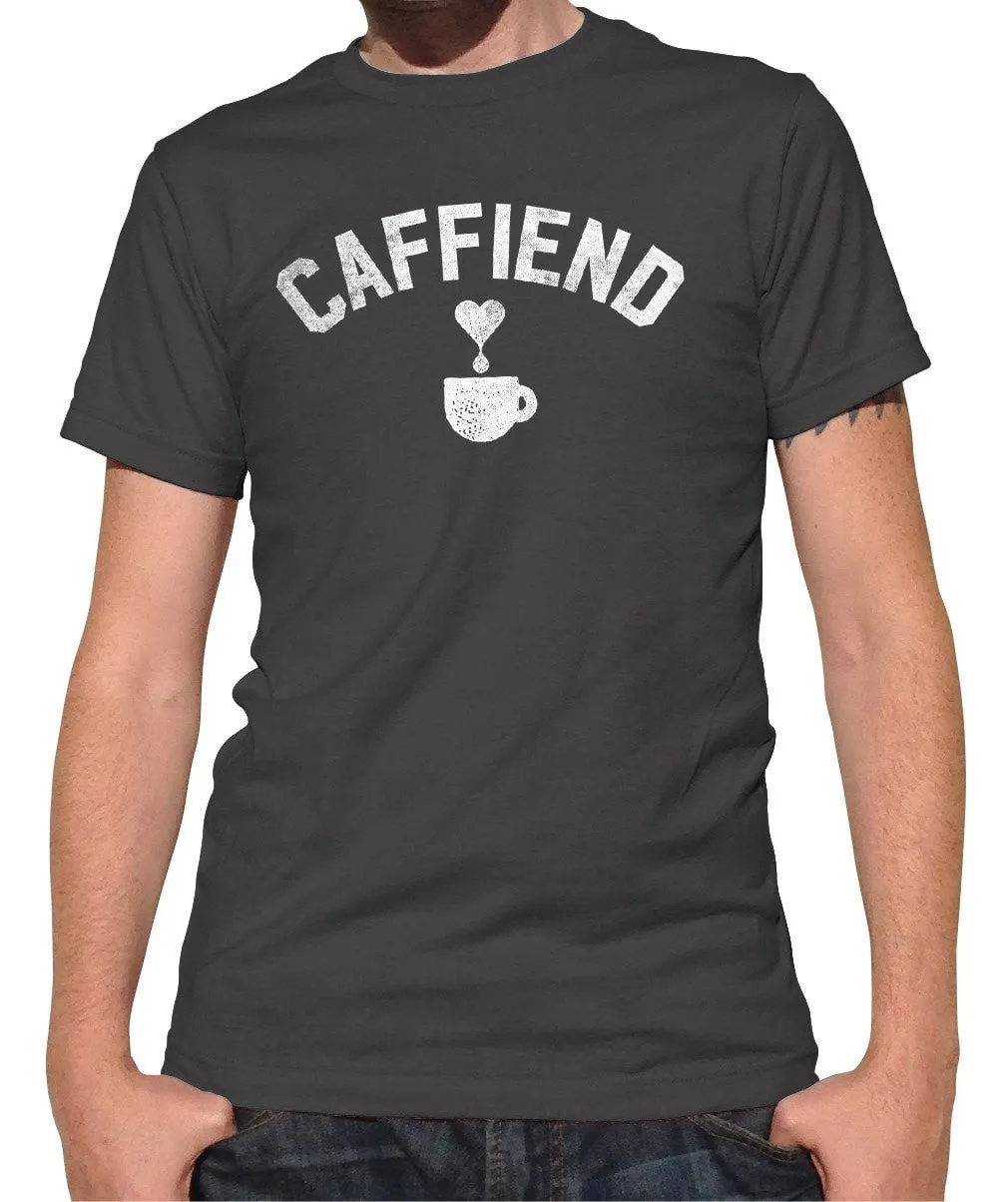 Men's Caffiend T-Shirt Coffee Caffeine