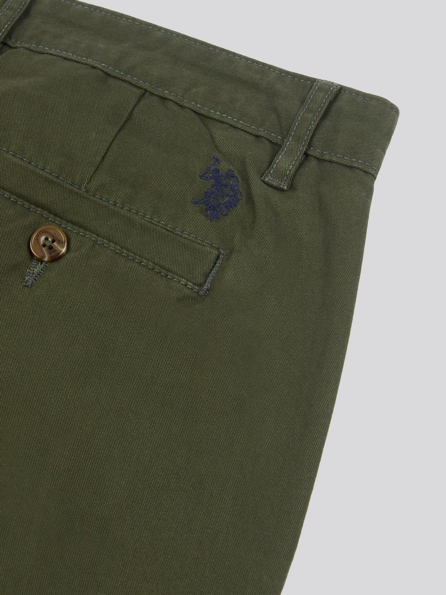 Mens Classic Chinos in Forest Night