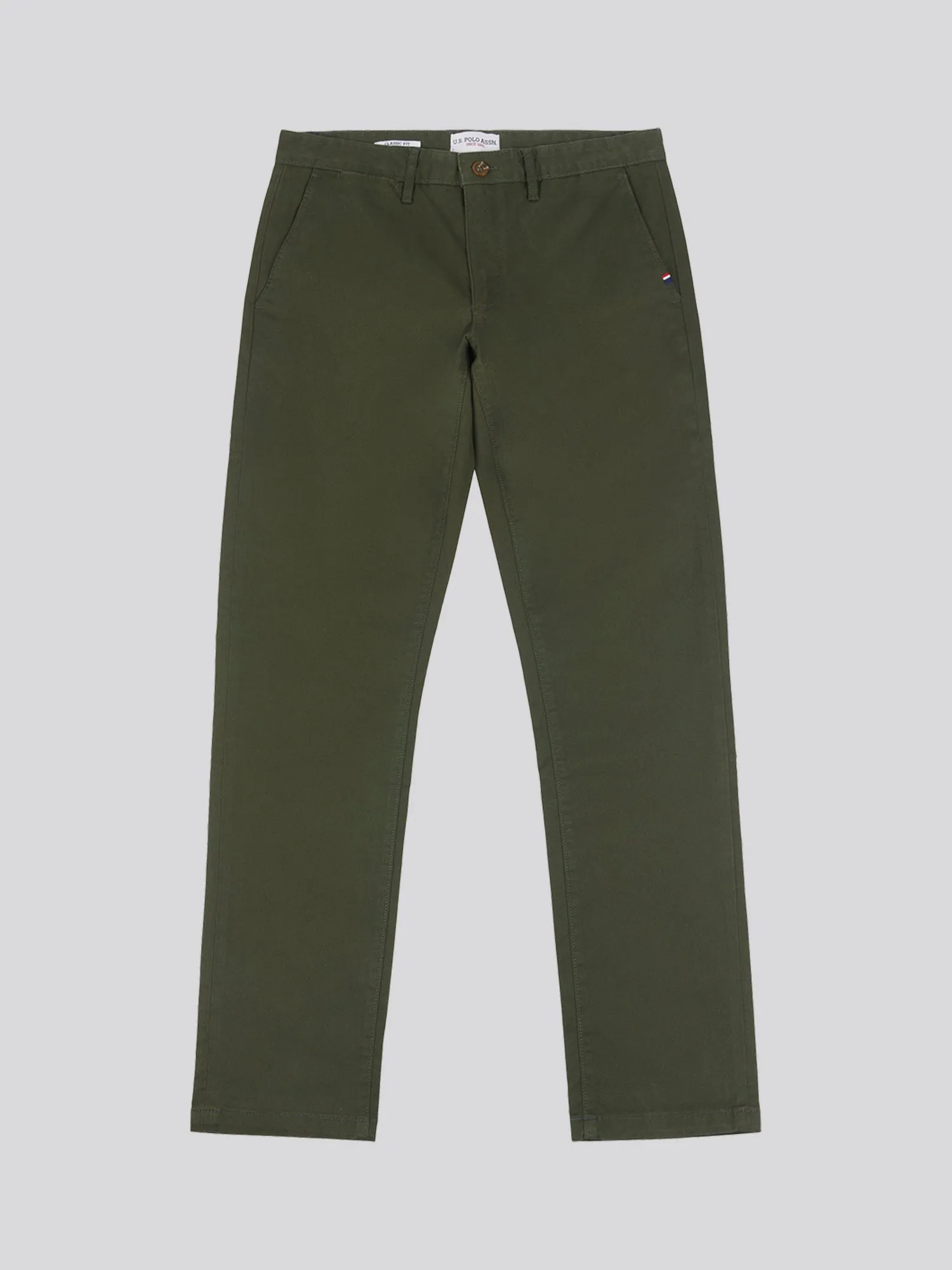 Mens Classic Chinos in Forest Night