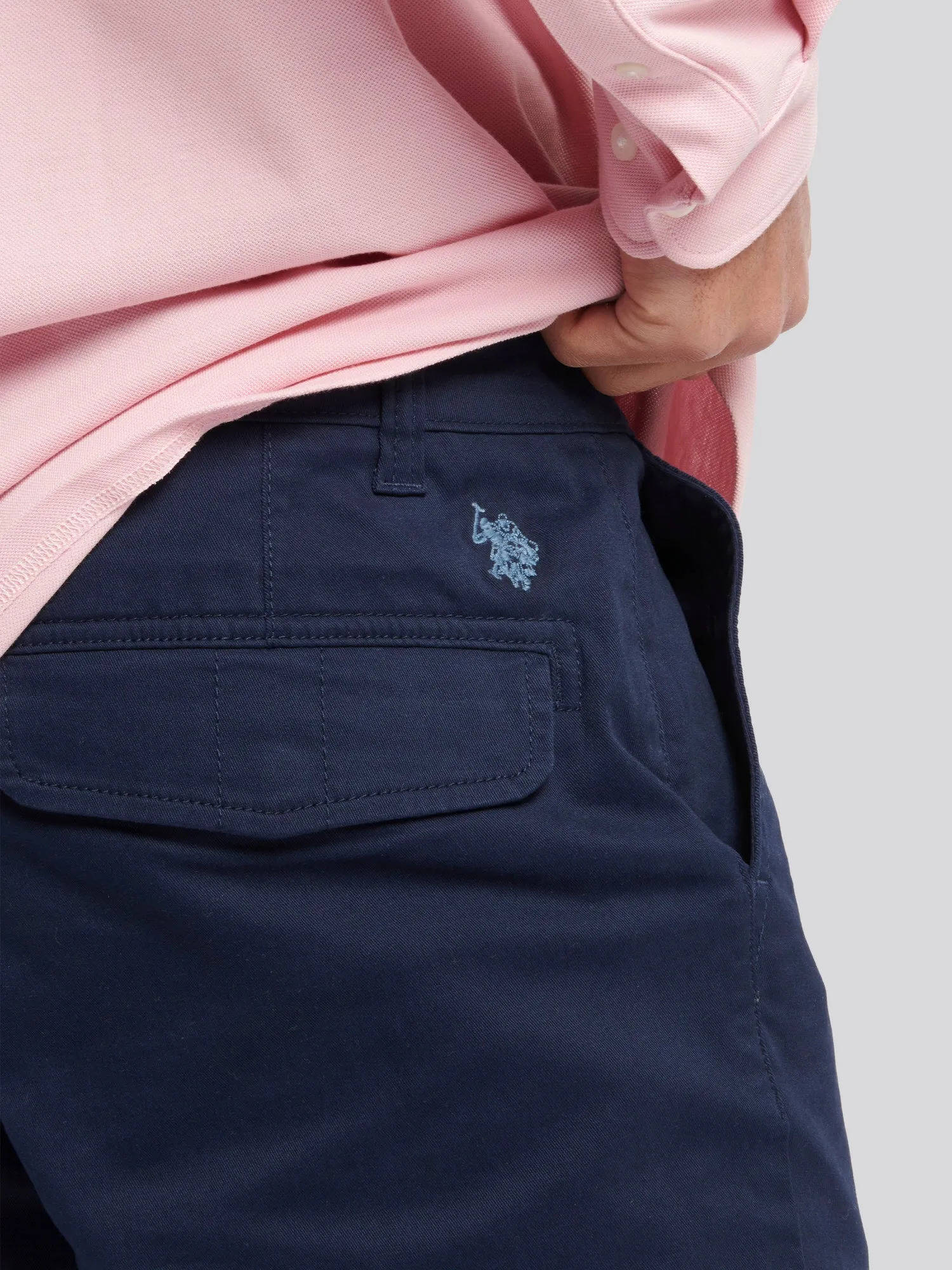 Mens Classic Combat Trousers in Navy Blue