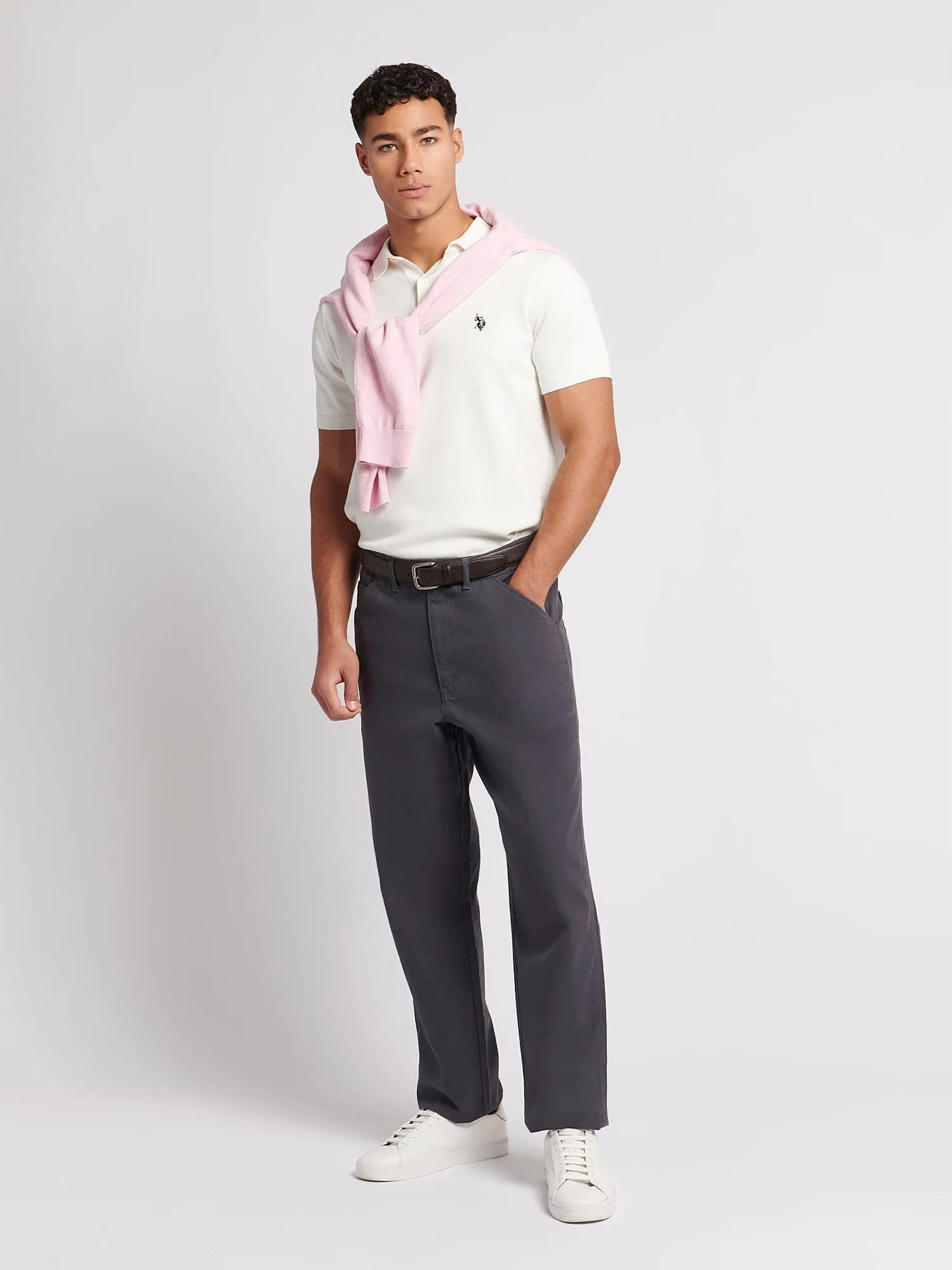 Mens Worker Trousers in Ebony