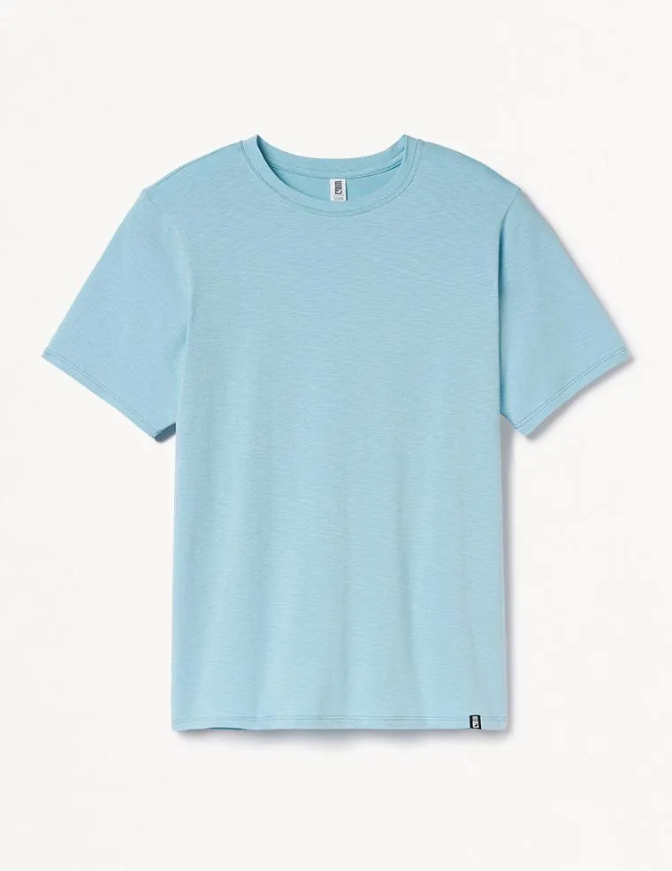 Oliver Short Sleeve: Vista Blue