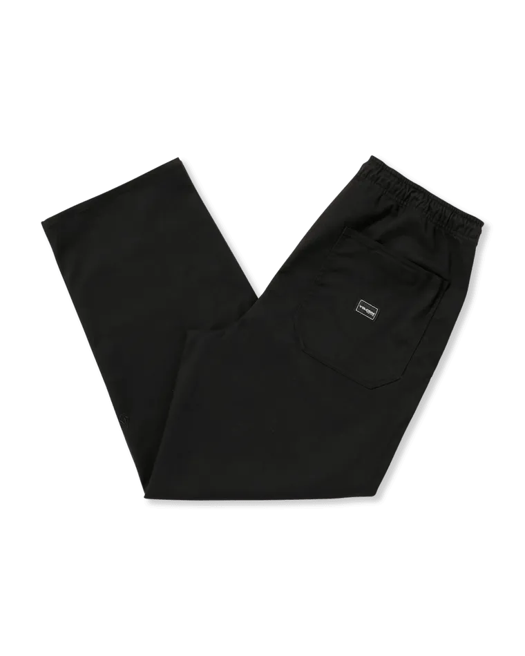 Outer Spaced Casual Trousers in Black