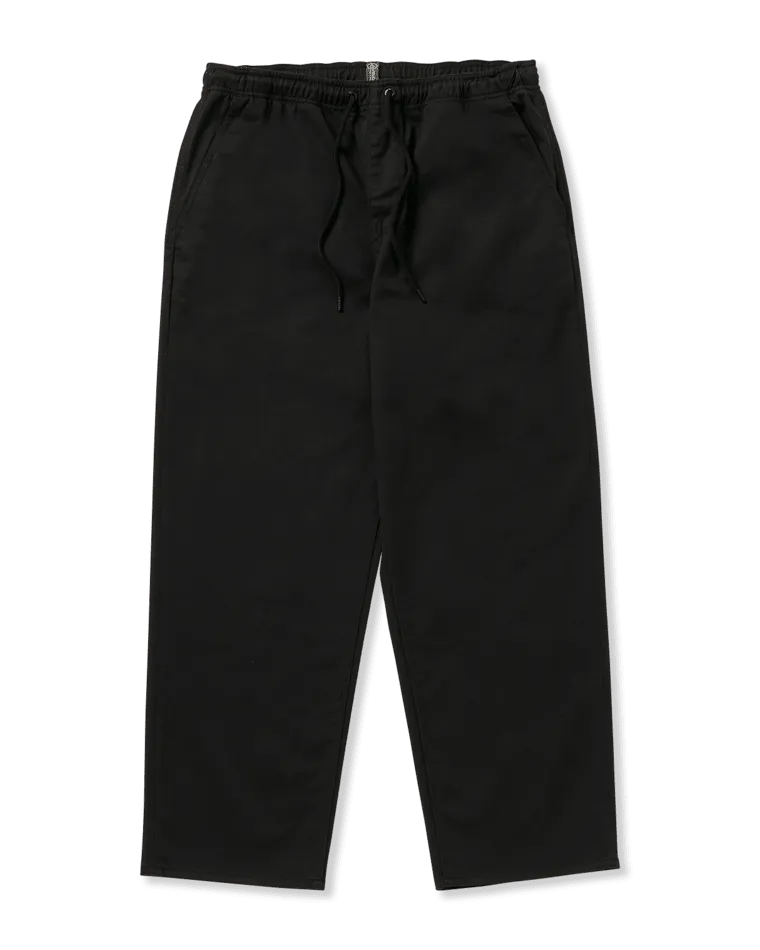 Outer Spaced Casual Trousers in Black