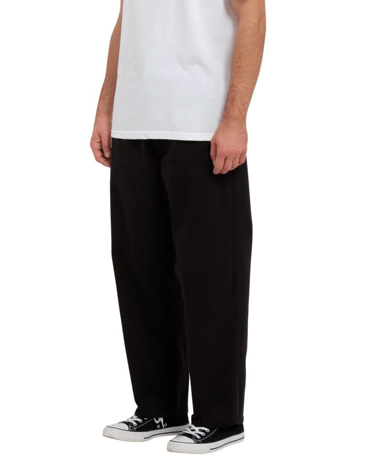 Outer Spaced Casual Trousers in Black