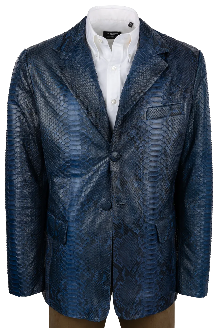 Pinto Ranch Blue Python Sport Coat