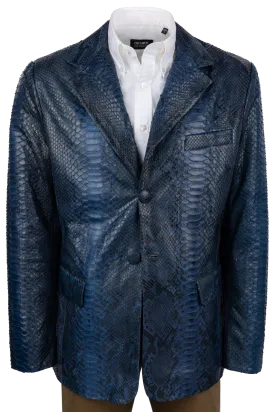Pinto Ranch Blue Python Sport Coat