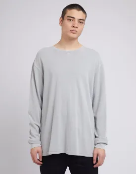 Pique Long Sleeve Grey