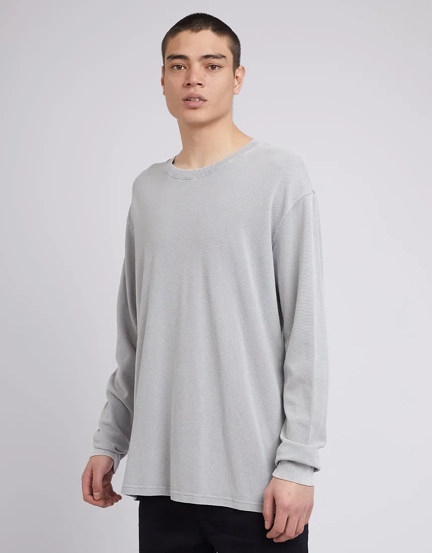Pique Long Sleeve Grey