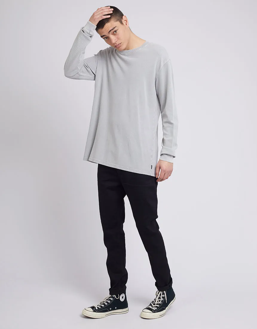 Pique Long Sleeve Grey