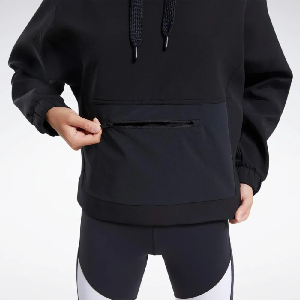 Reebok Apparel Women Reebok Edgeworks Hoodie BLACK