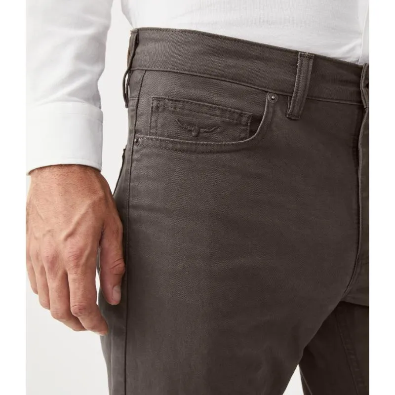 R.M.Williams Mens Loxton Drill Australian Mens Jeans - Silt