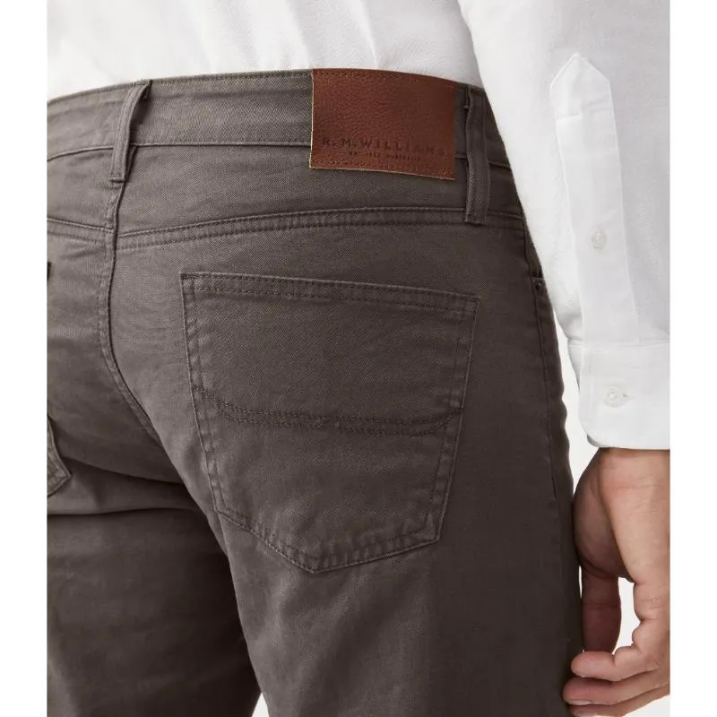 R.M.Williams Mens Loxton Drill Australian Mens Jeans - Silt