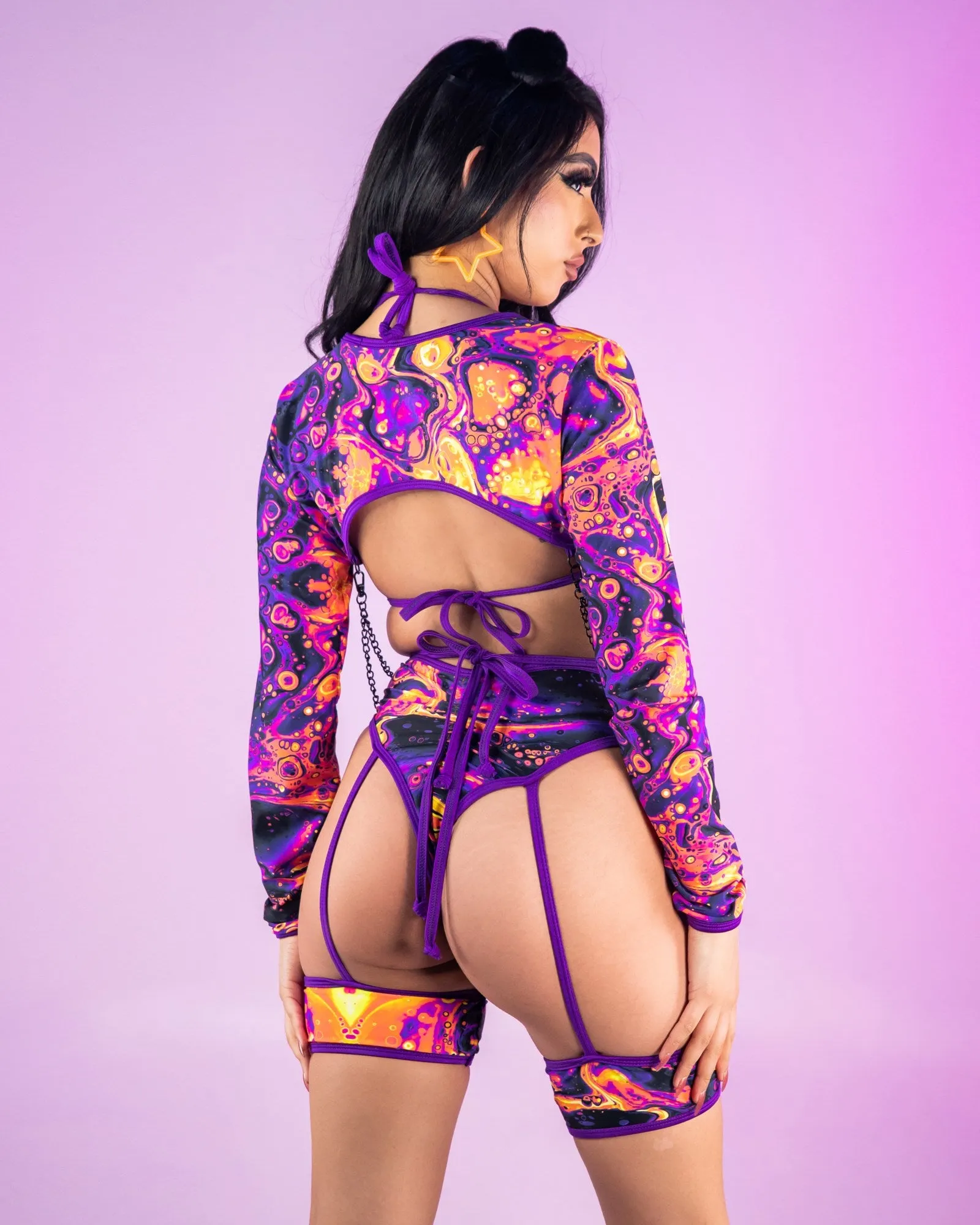 Rolita Couture X RW Hazard Bath Chain Shrug