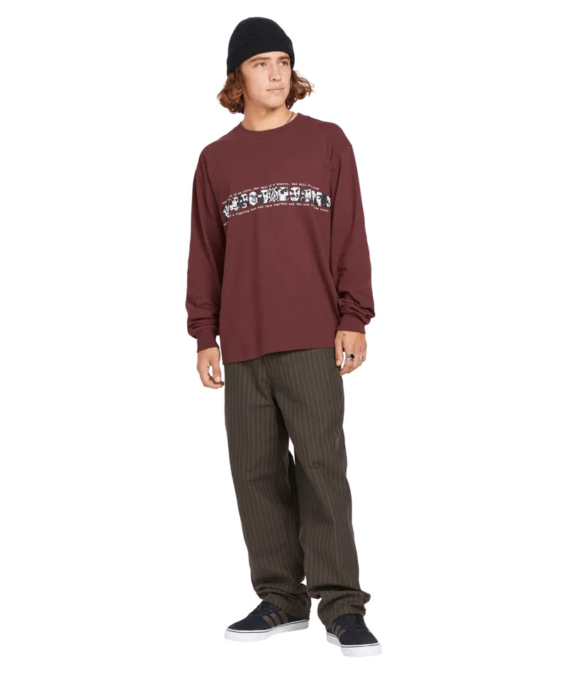 Skate Vitals Remy Trousers in Dark Brown