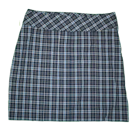 Skirt, Plaid #120 Triple Box Pleat