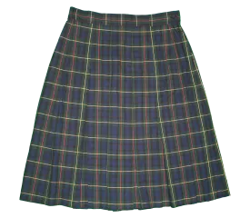 Skirt, Plaid #3M Full Box Pleat