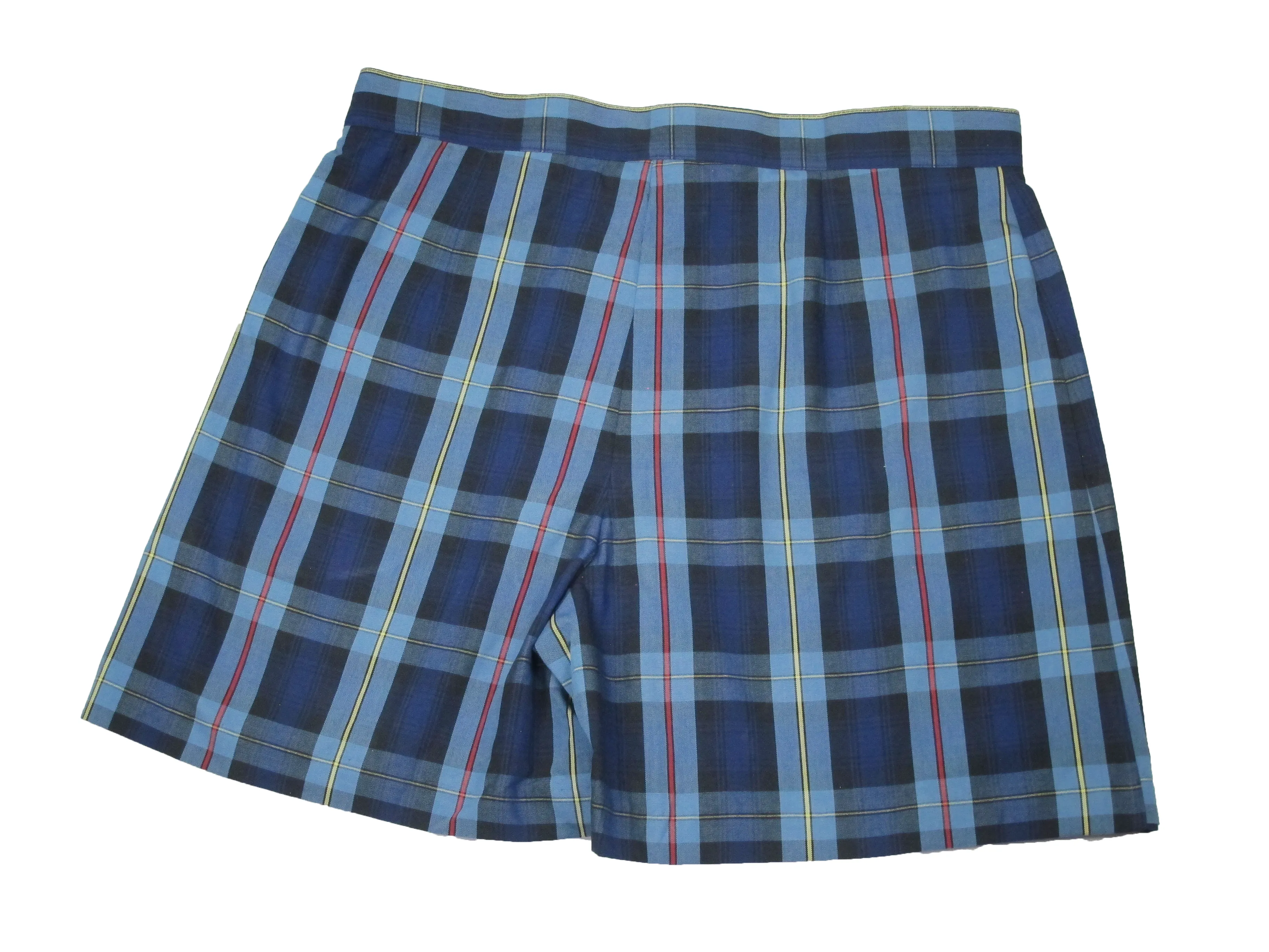 Skort, Plaid #41 with front side pannel.