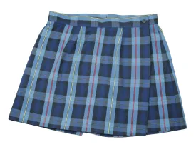 Skort, Plaid #41 with front side pannel.