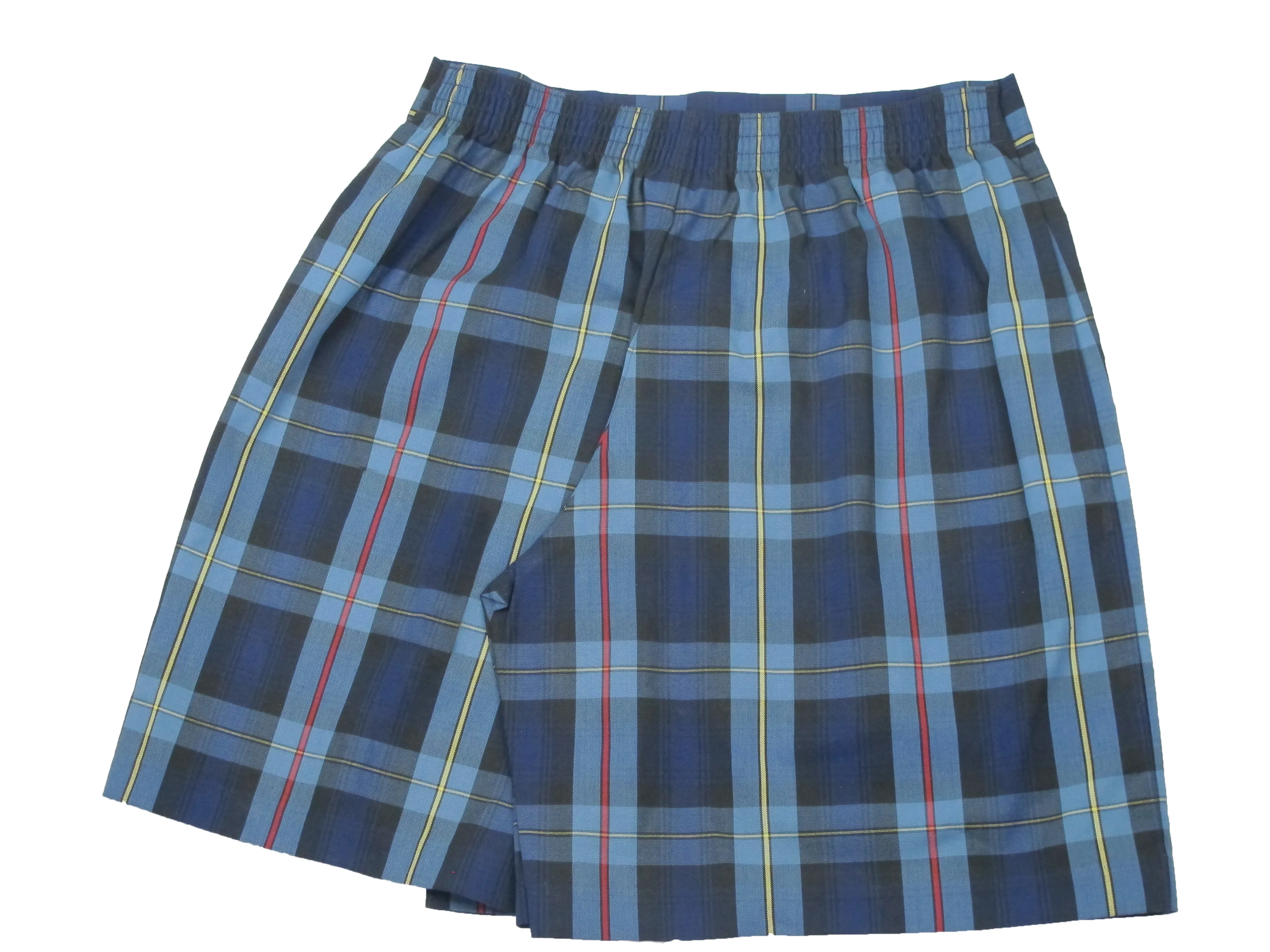 Skort, Plaid #41 with Full Stretchy Waist