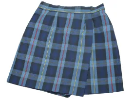 Skort, Plaid #41 with Full Stretchy Waist