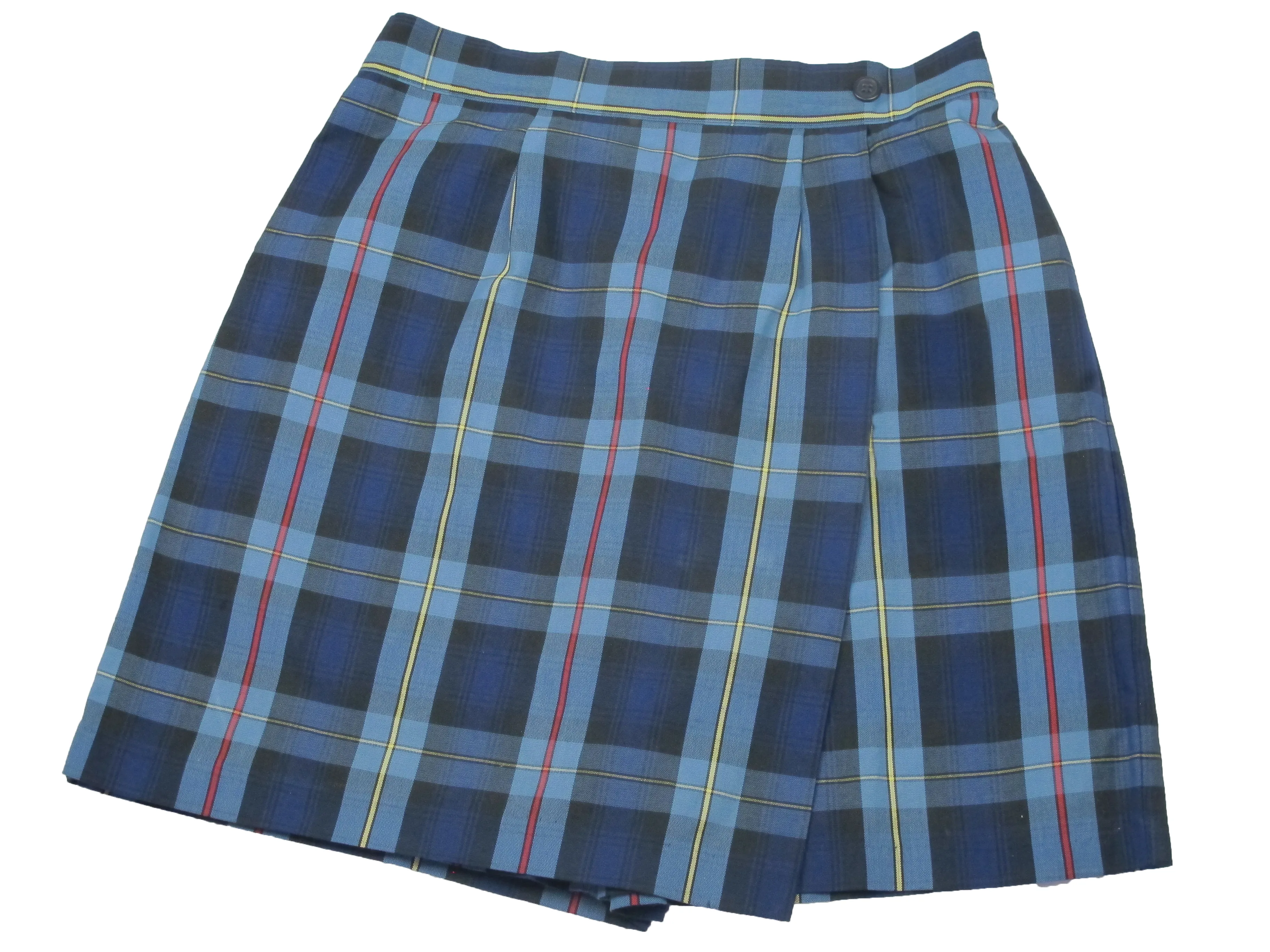 Skort, Plaid #41 with Full Stretchy Waist