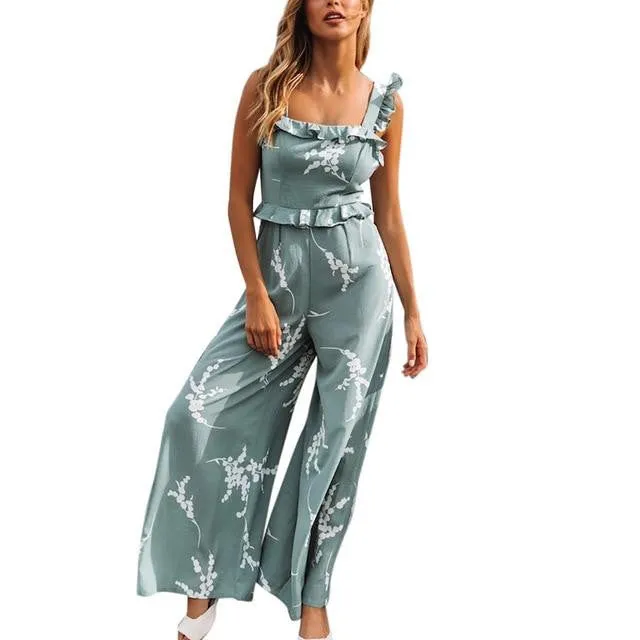 Sleeveless Summer Jumpsuit