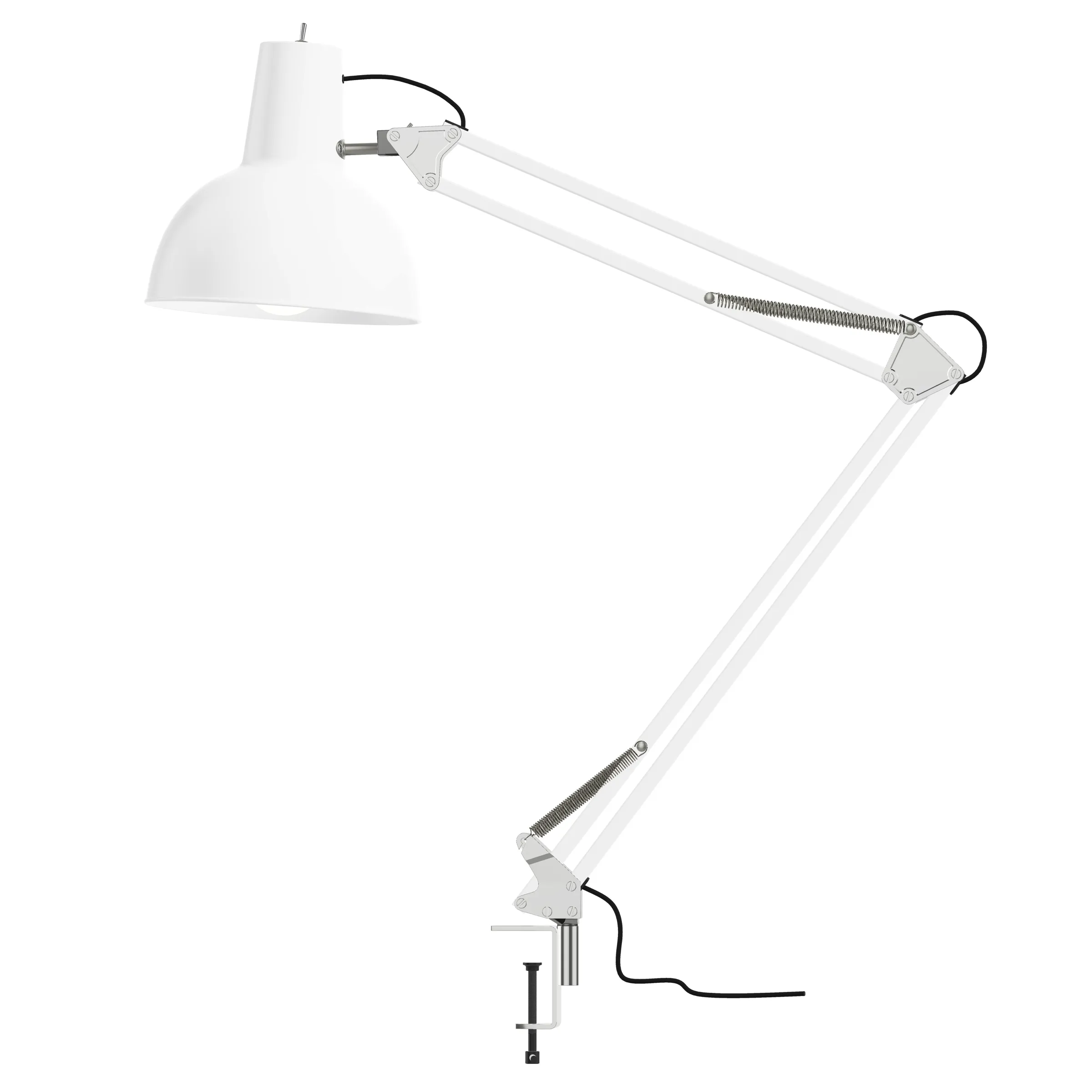 Spring Balanced Clamp Lamp