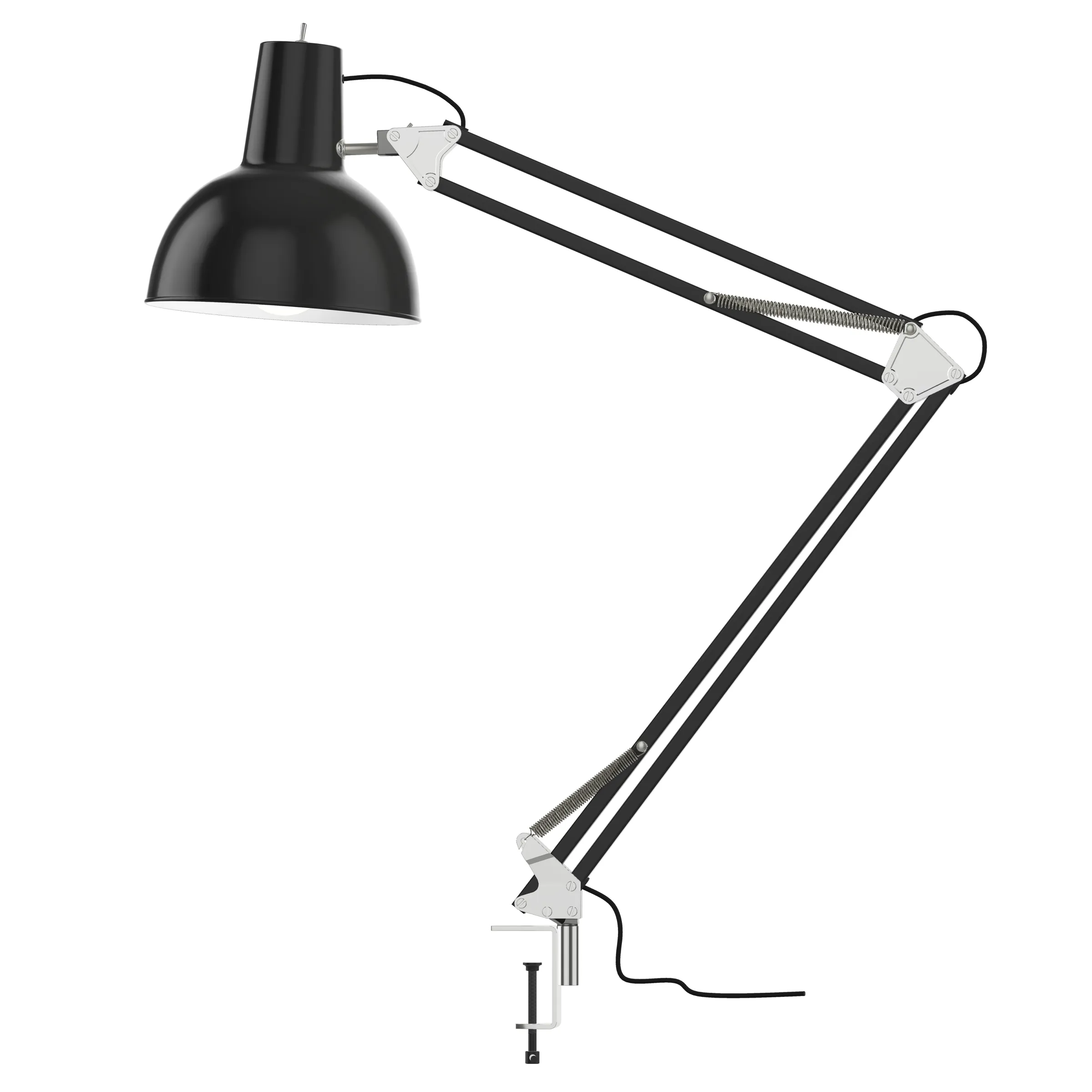 Spring Balanced Clamp Lamp