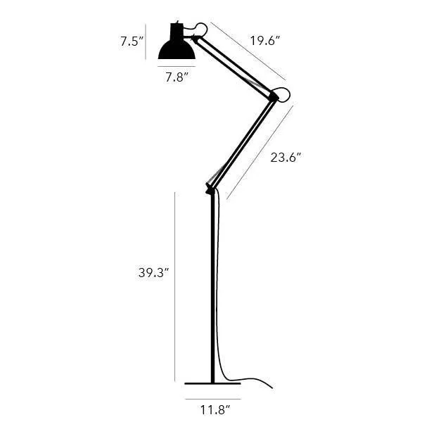 Spring Balanced Floor Lamp