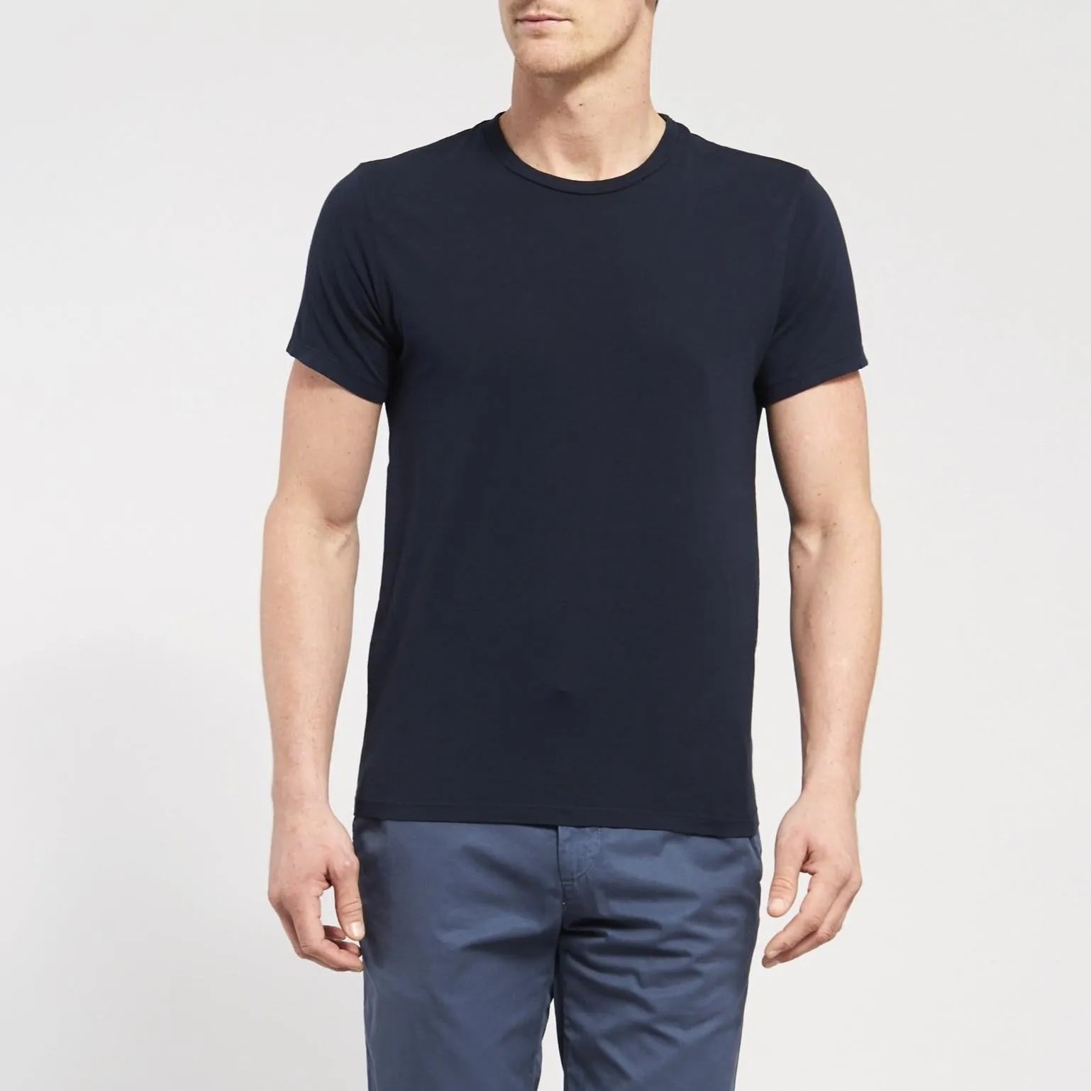 Supima Crew Tee (Navy)