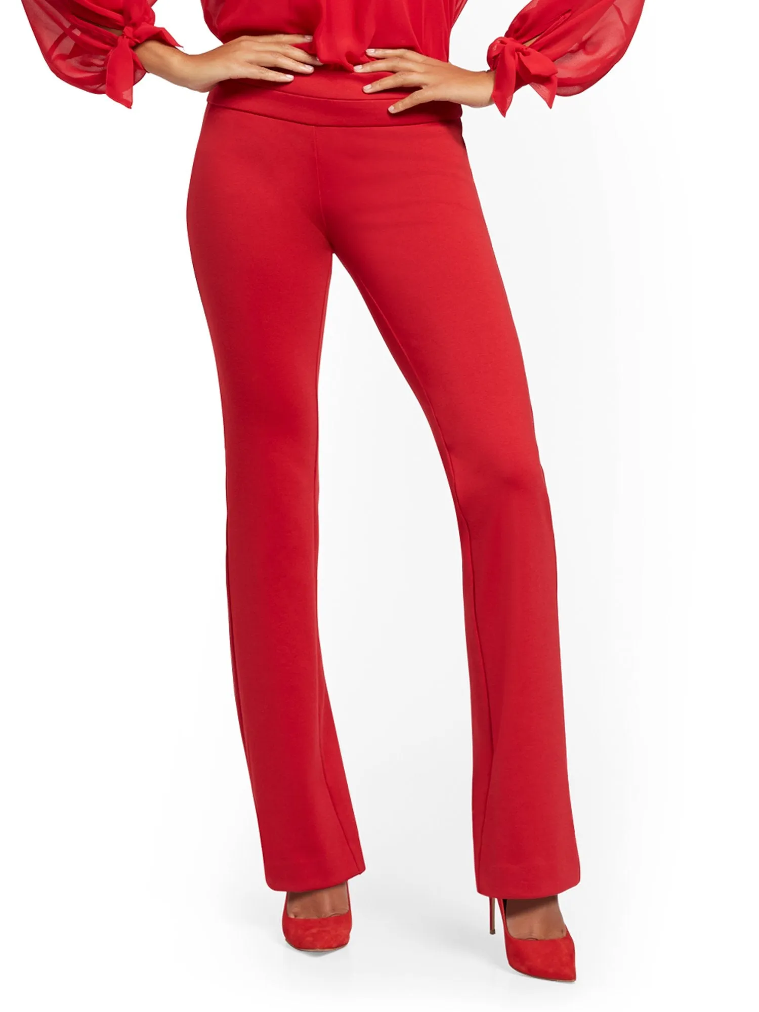Tall Whitney Pull-On Bootcut Pant - Ponte - 7th Avenue