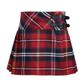 Tartan Dual Buckle Skirt