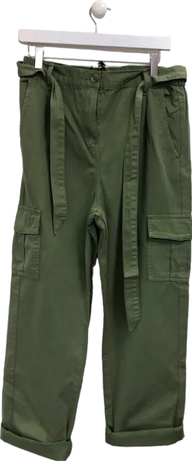 Threadbare Green Cargo Trousers UK 12