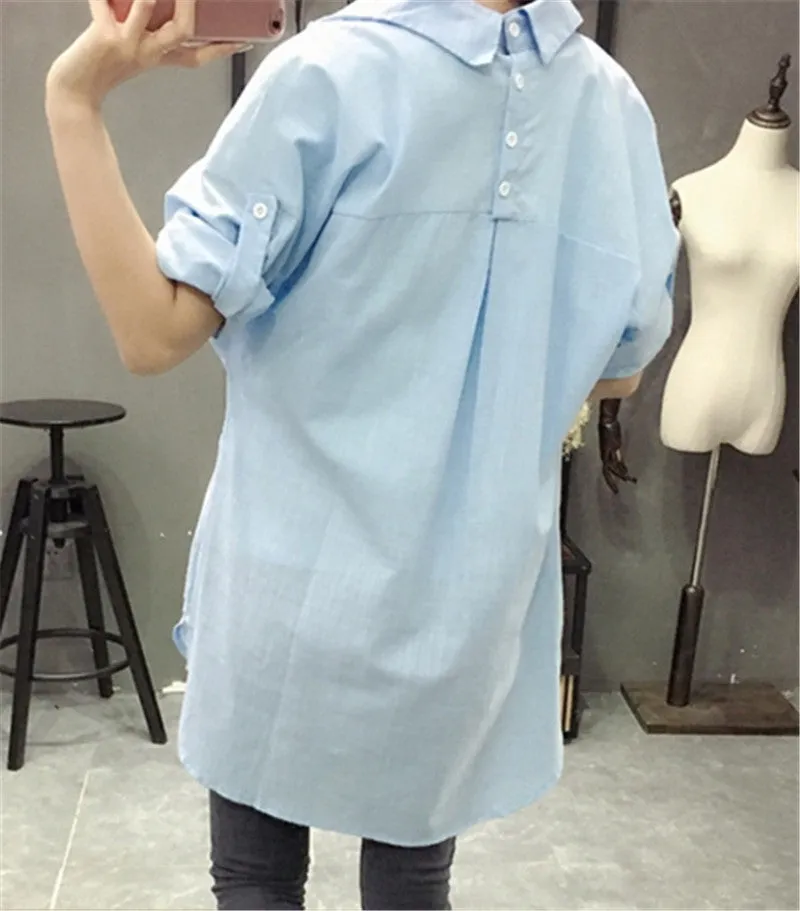 Womens Blouses Shirt Spring Summer Elegant Loose Tops