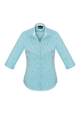 Womens Newport 3/4 Sleeve Shirt 42511 8 / Purple Reign