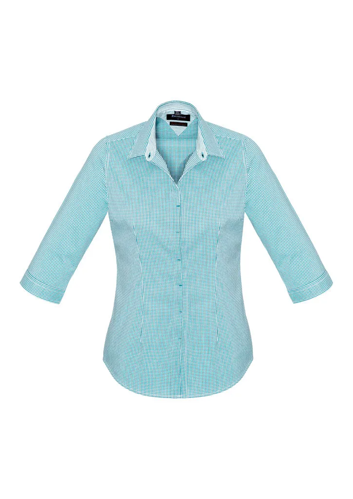 Womens Newport 3/4 Sleeve Shirt 42511 8 / Purple Reign