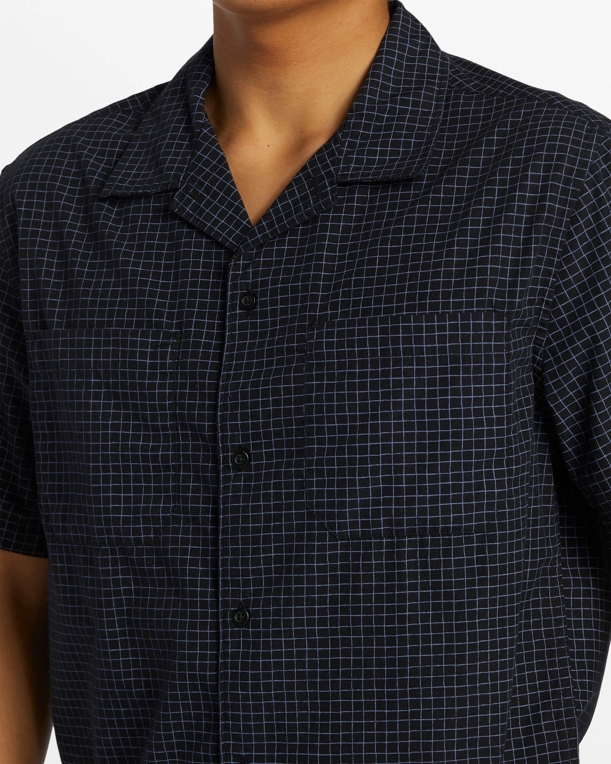 XY Grid Casual Short Sleeve Shirt -